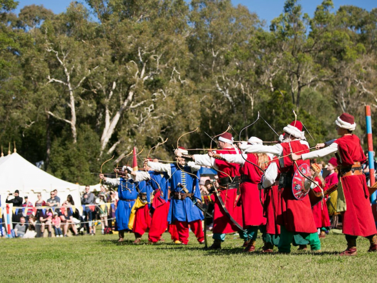 Abbey Medieval Festival Bus - Group Transport Australia